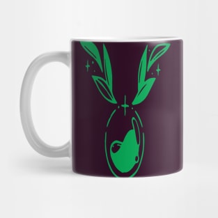 green floral Taurus zodiac sign Mug